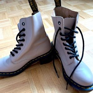 Dr. Marten’s Leather Heeled Boots